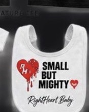 Small But Mighty baby bib